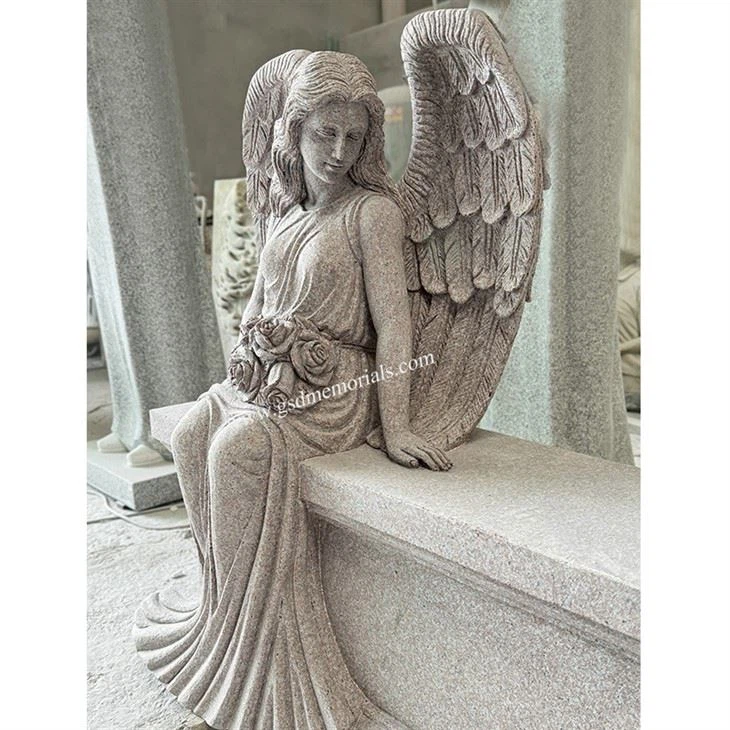 Angel Sit on Bench Monument